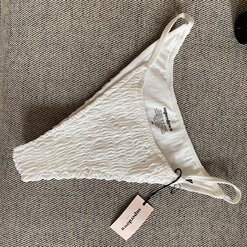 Superdown x revolve olivia smocked bikini bottom